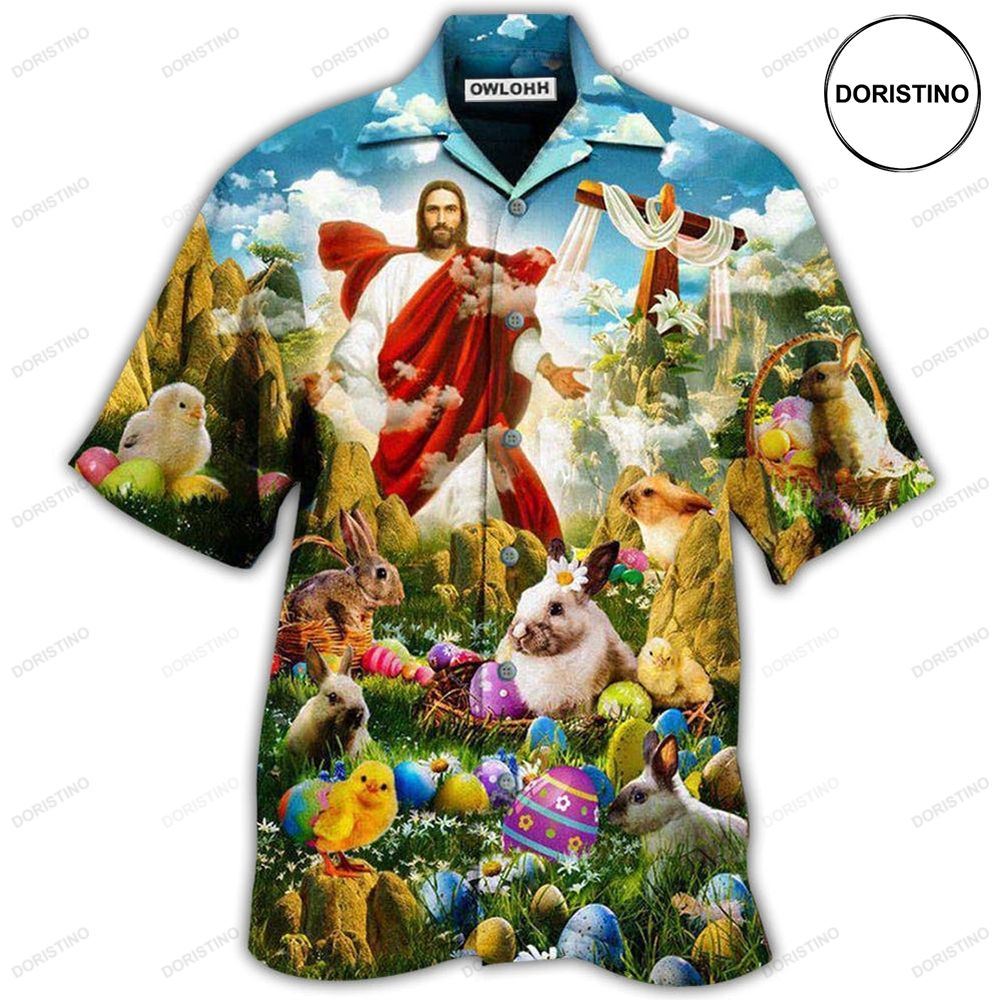 Easter Happy Jesus Is Risen Today Cool Limited Edition Hawaiian Shirt