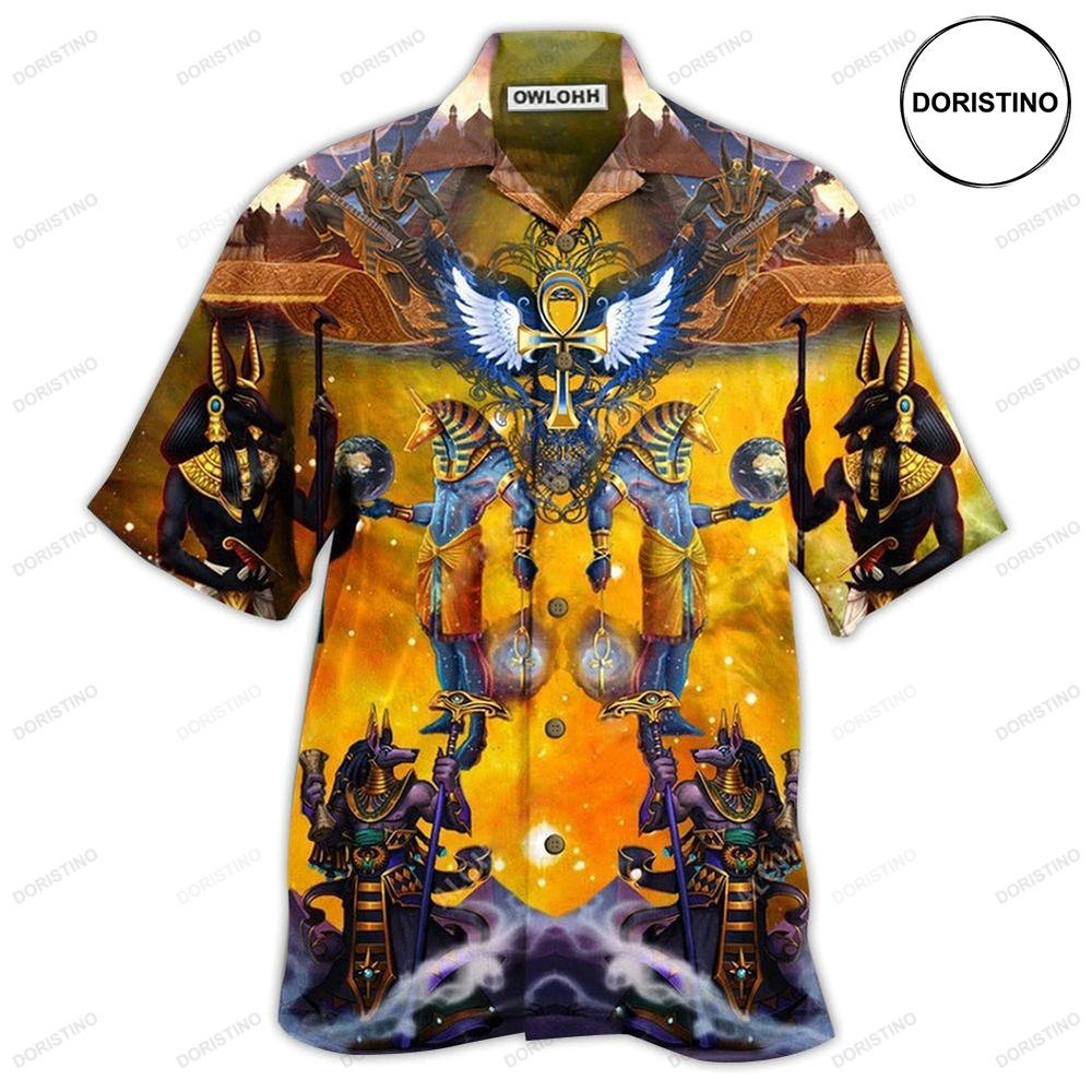 Egypt Gold With Vintange Limited Edition Hawaiian Shirt