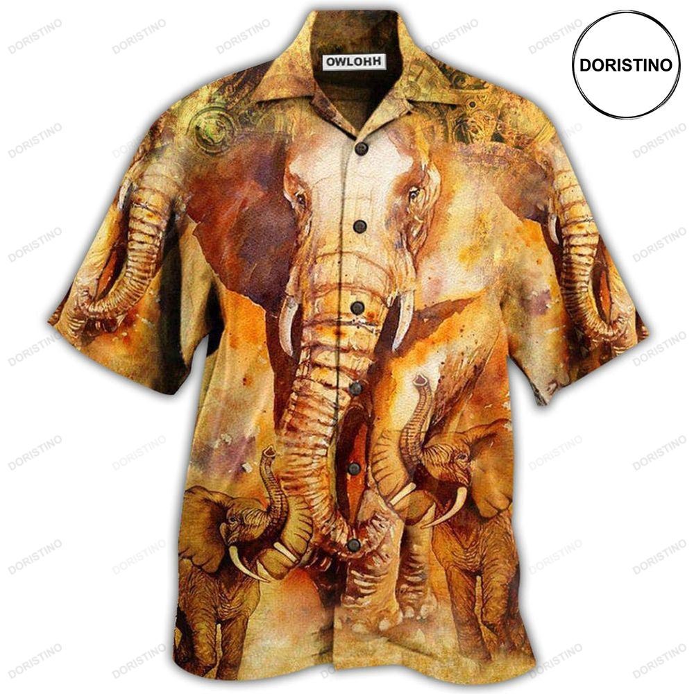 Elephant Born To Be The Biggest Limited Edition Hawaiian Shirt