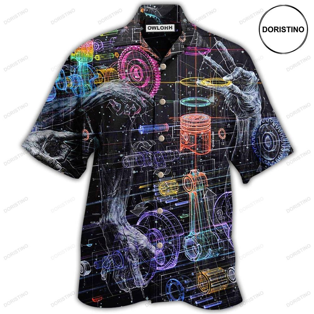 Engine Powerfull Strong Awesome Hawaiian Shirt