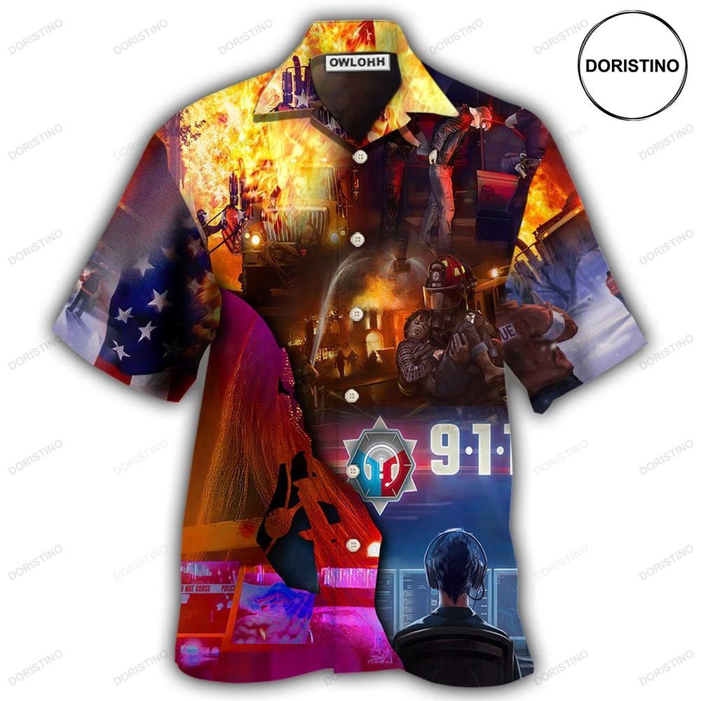 Firefighter 911 So Important Limited Edition Hawaiian Shirt