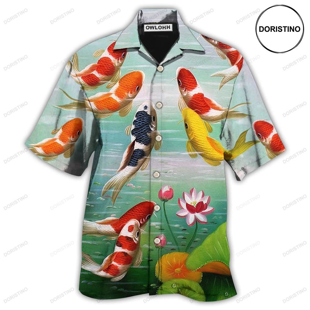 Fish Koi Fish Beautiful Awesome Hawaiian Shirt