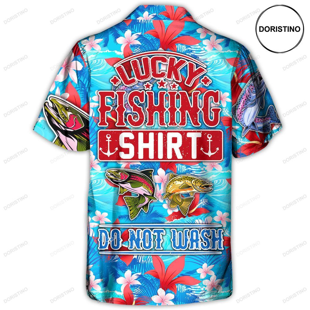 Fishing Hunting Lucky Fishing Do Not Wash Tropical Vibe Hawaiian Shirt