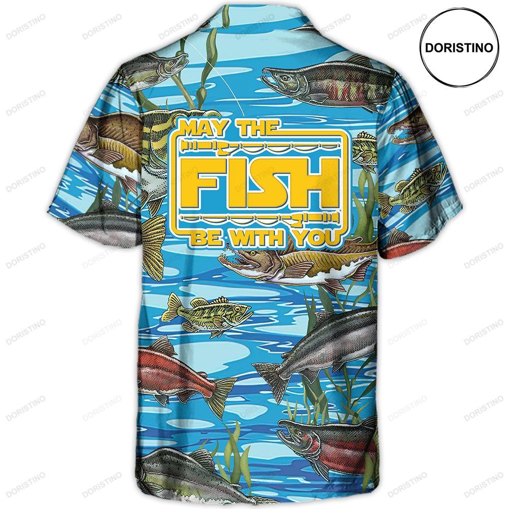 Fishing May The Fish Be With You Hawaiian Shirt