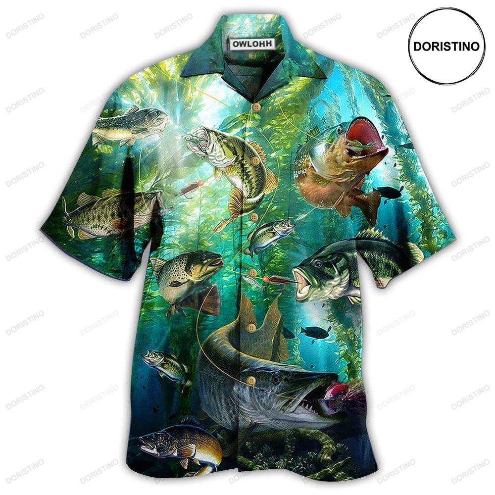 Fishing More Worry Less Blue Ocean Limited Edition Hawaiian Shirt