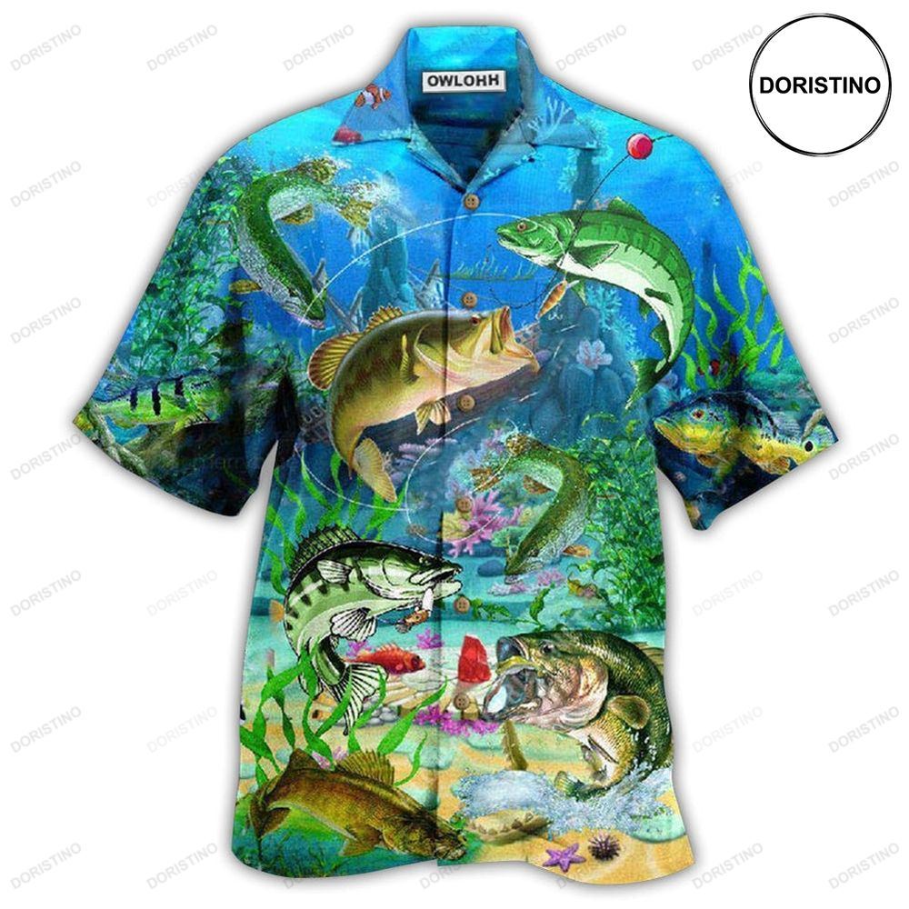Fishing Real Men Do Fishing Blue Ocean Limited Edition Hawaiian Shirt