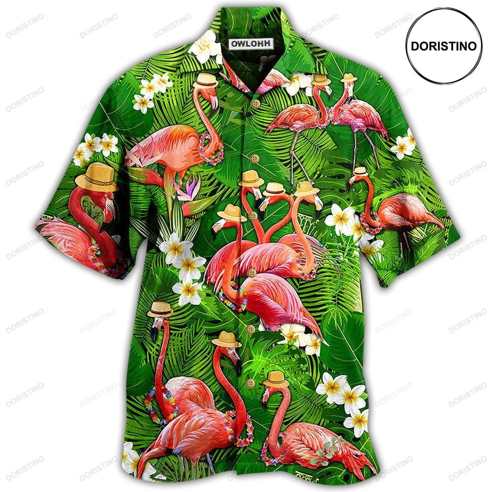 Flamingo Stand Tall And Be Fabulous Hawaiian Shirt
