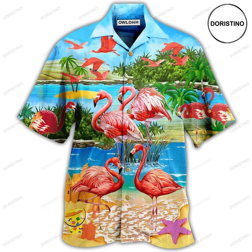 Flamingo Tropical Love Summer Limited Edition Hawaiian Shirt