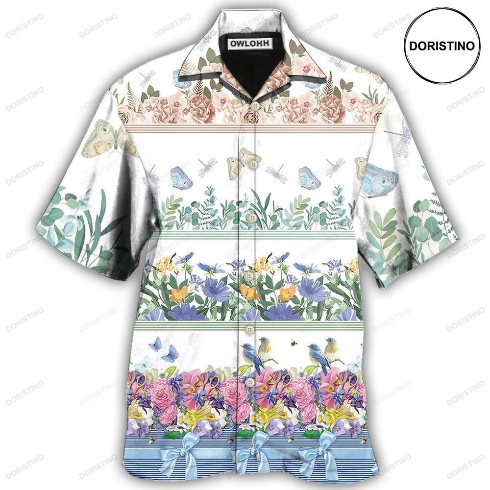 Flower Amazing Florist Bird And Butterfly Limited Edition Hawaiian Shirt