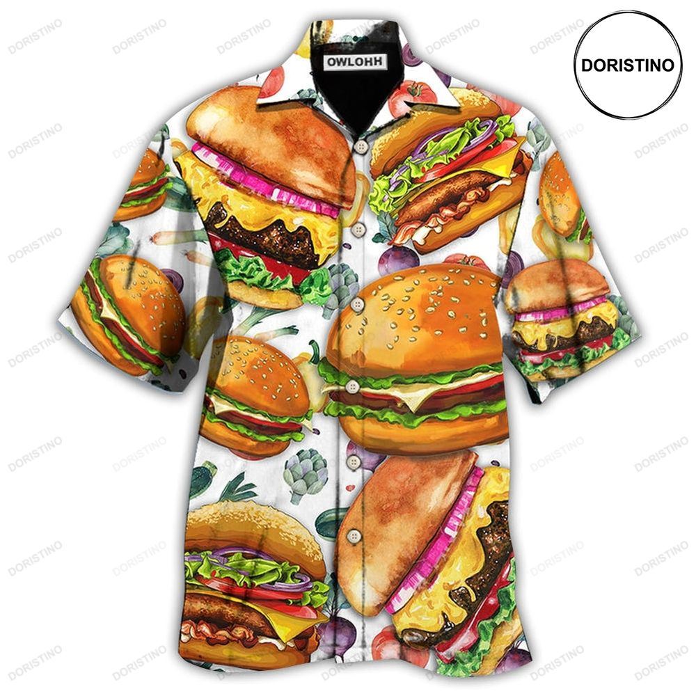 Food Big Burger Life Is Better With Burger Hawaiian Shirt