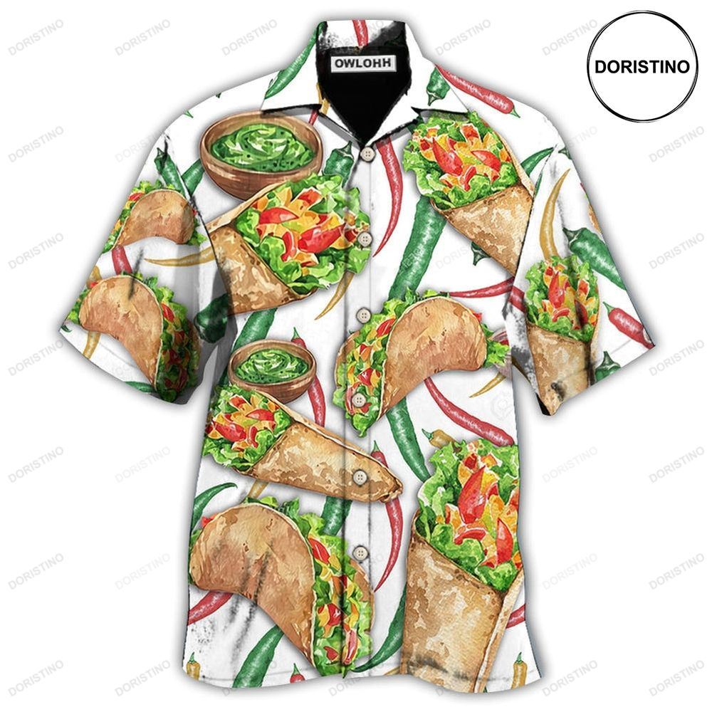 Food Burritos Make Me Happy Delicious Meal Hawaiian Shirt