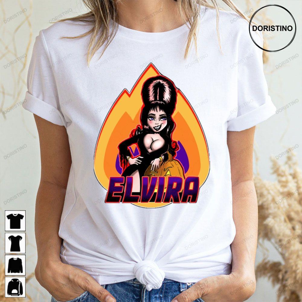 Girl Elvira Mistress Of The Dark 2 Doristino Sweatshirt Long Sleeve Hoodie