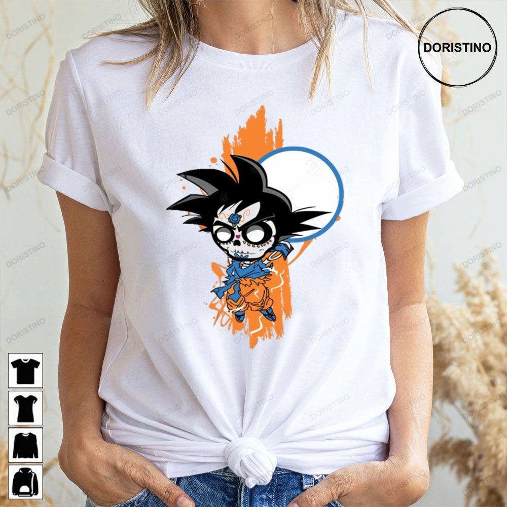 Goku Dragon Ball Dia De Los Muertos 2 Doristino Hoodie Tshirt Sweatshirt