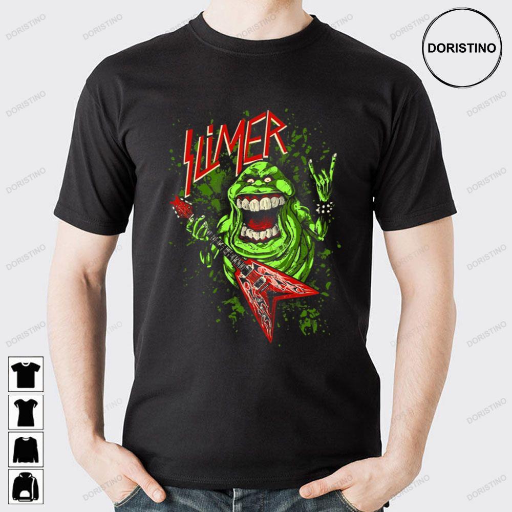 Slimer Thrashin Mad Ghostbusters 2 Doristino Tshirt Sweatshirt Hoodie