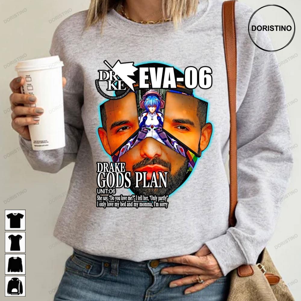 Drake Neon Genesis Evangelion Limited Edition T-shirts