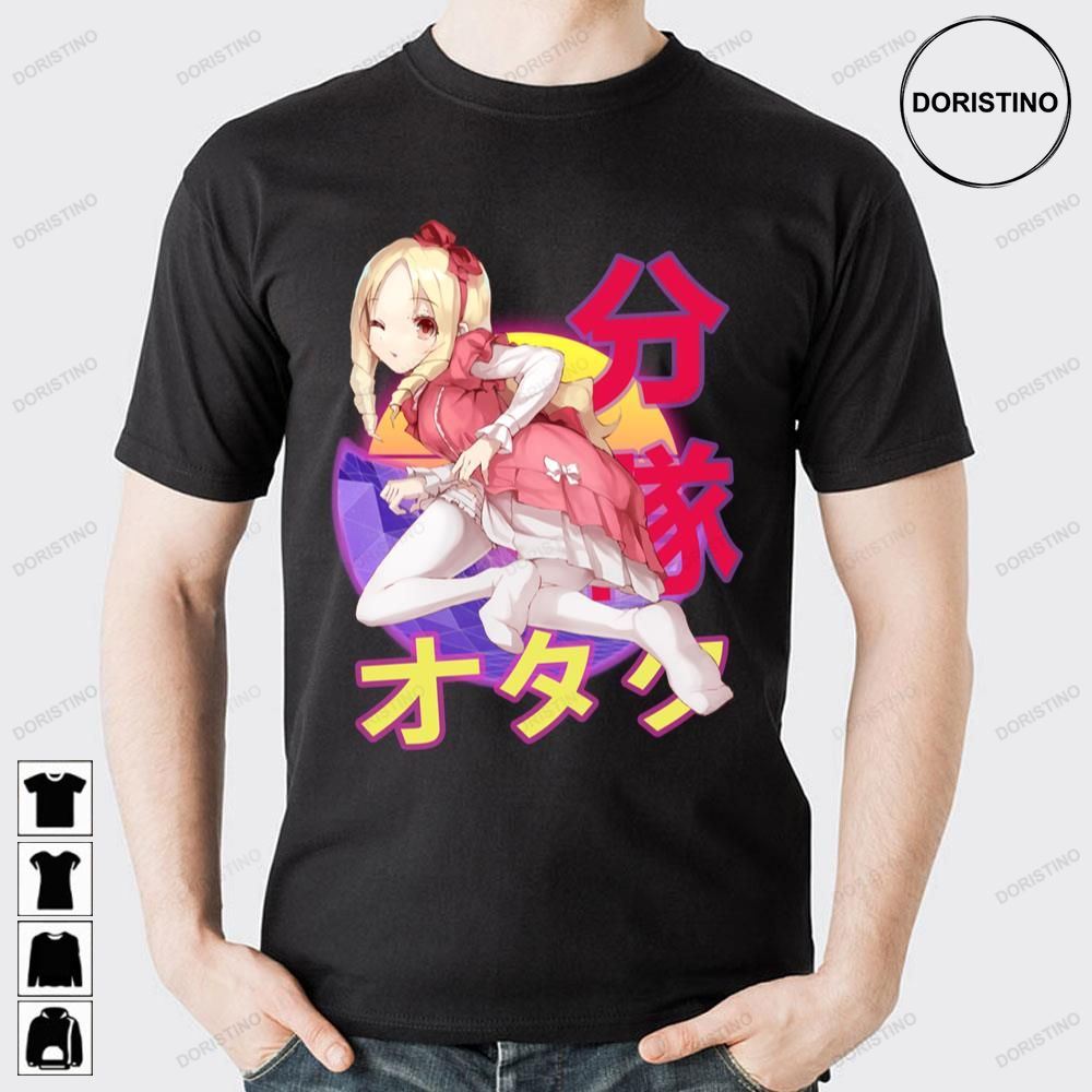 Elf Yamada Eromanga Sensei Retro Sunset Anime Design Limited Edition T-shirts