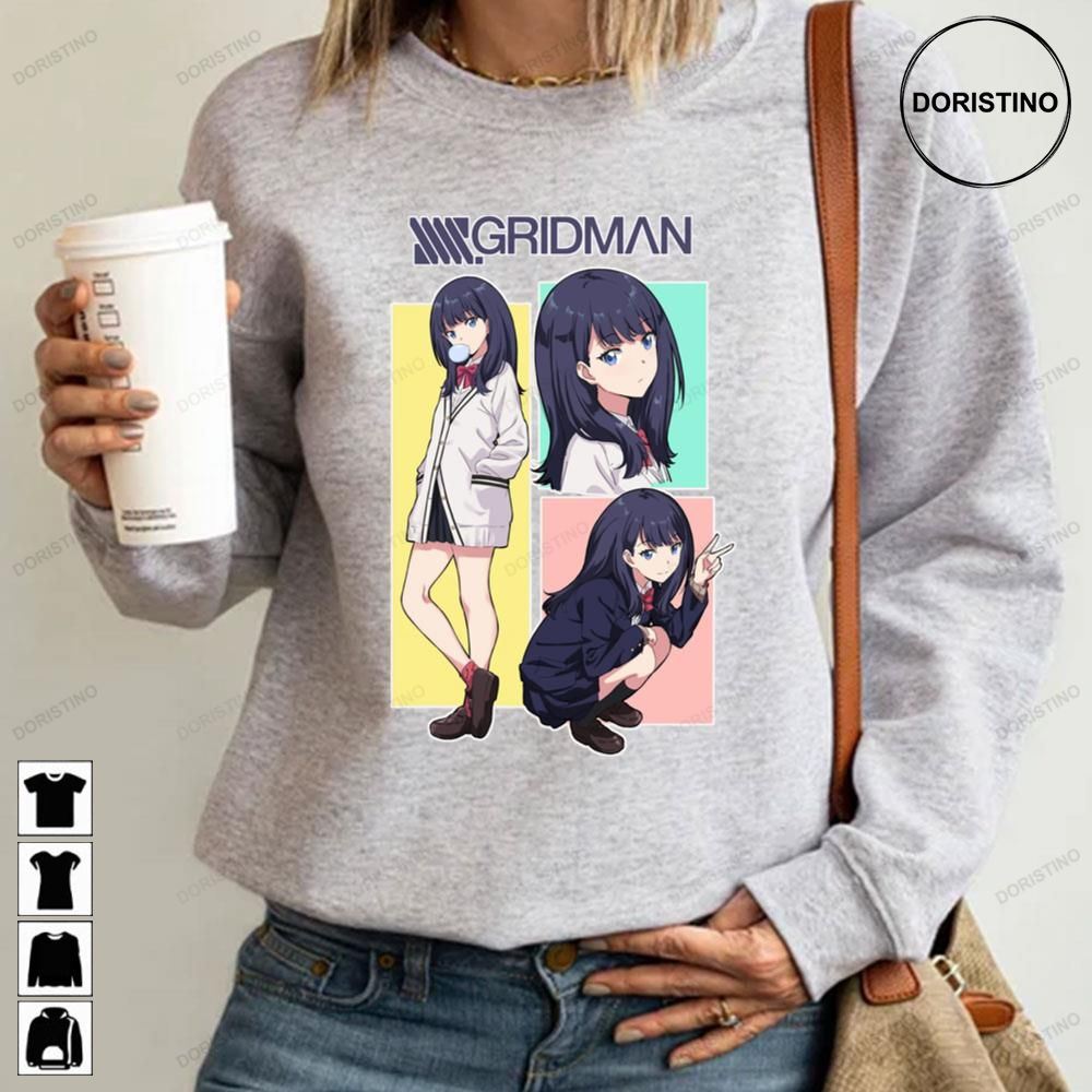 Kawaii Girls Ssss Gridman Colorful Art Anime Limited Edition T-shirts