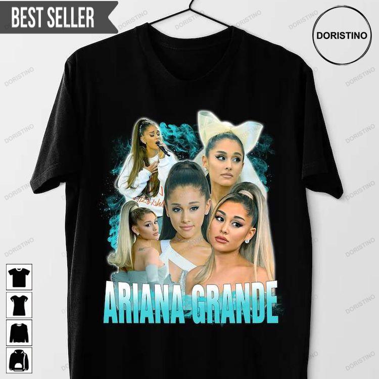 Ariana Grande Music Pop Singer Black Doristino Awesome Shirts