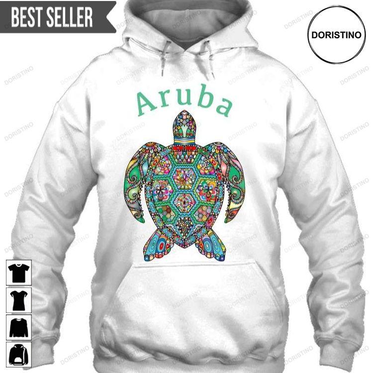 Aruba Tribal Turtle Ocean Doristino Limited Edition T-shirts