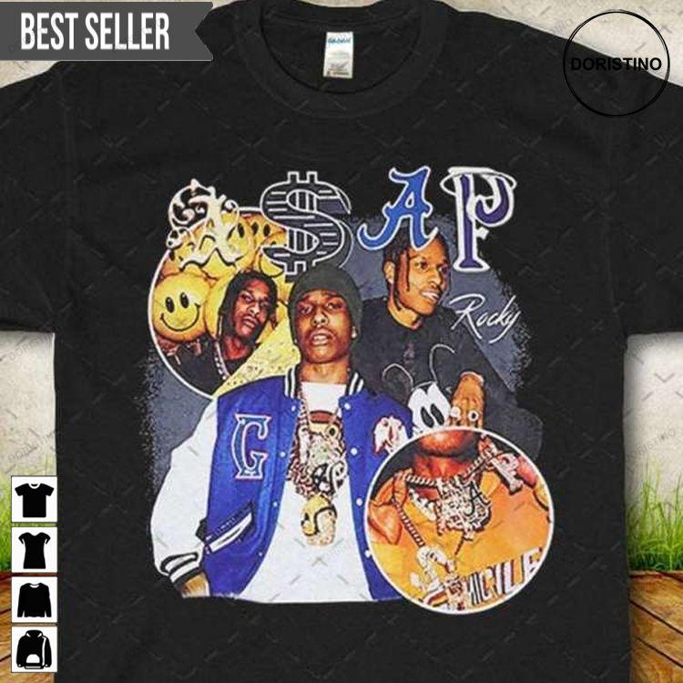Asap Rocky Rap Music Rapper Doristino Awesome Shirts