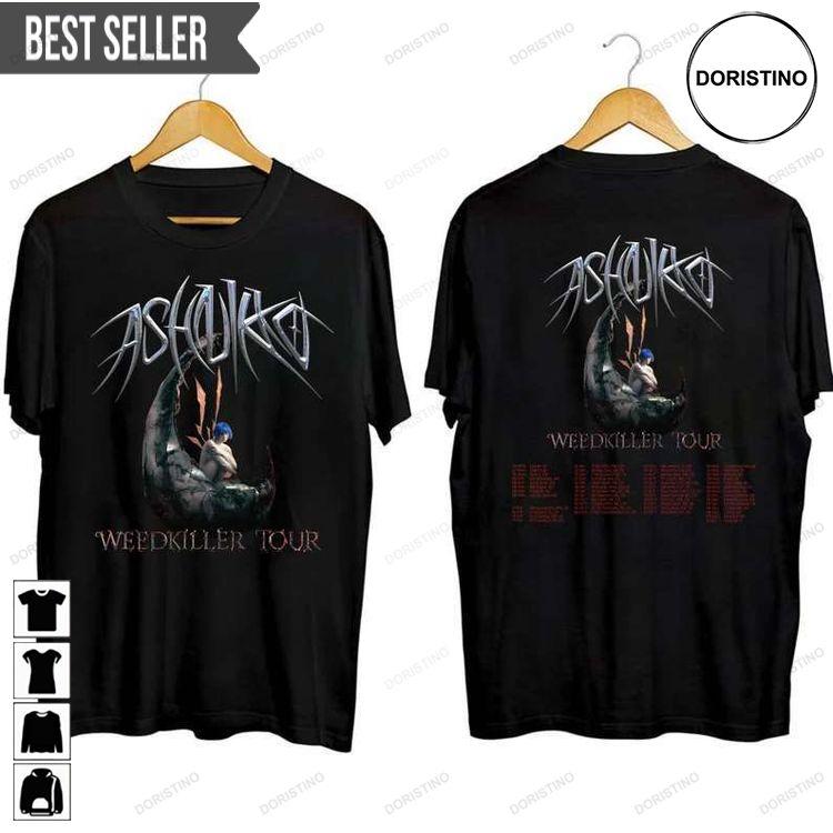 Ashnikko 2023 Weedkiller Tour America Concert Music Short-sleeve Doristino Limited Edition T-shirts