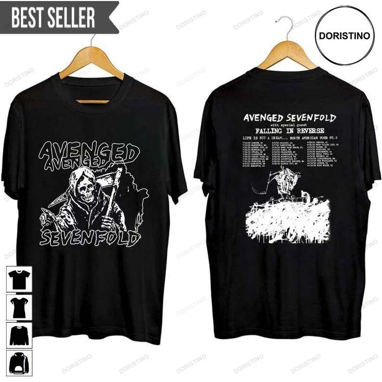 Avenged Sevenfold Life Is But A Dream North American Tour 2023 Short-sleeve Doristino Trending Style