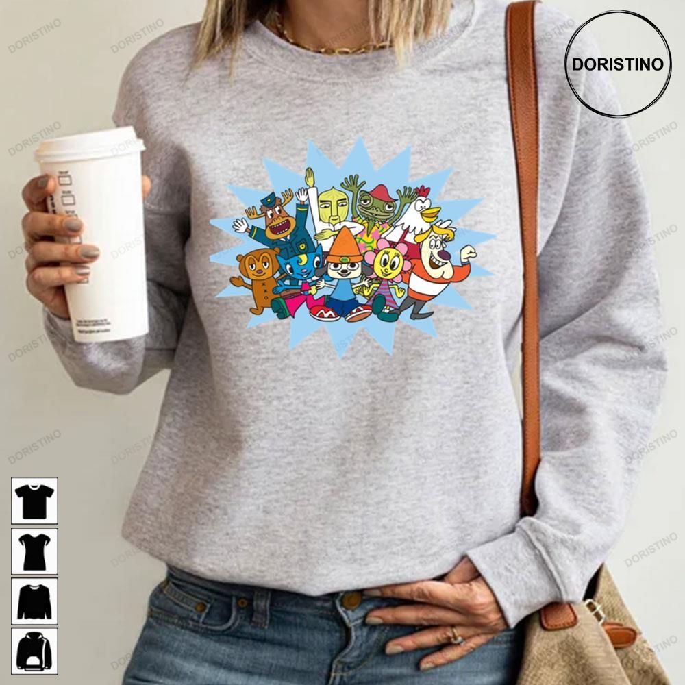 Parappa The Rapper Game Characters Gmae Awesome Shirts