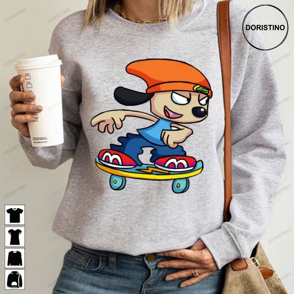 Parappa The Rapper Sketaboarding Awesome Shirts