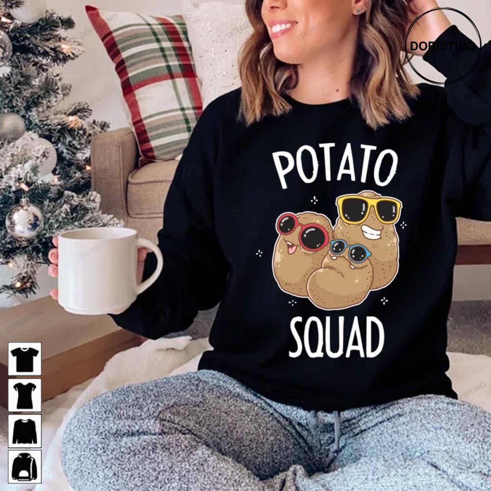 Potato Squad Funny Sweet Vegan Food Vegetables Limited Edition T-shirts