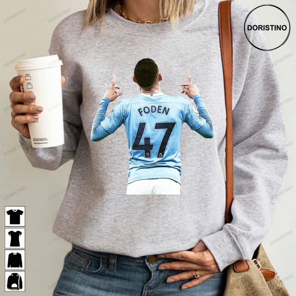 Phil Foden Artwork Number 47 Limited Edition T-shirts