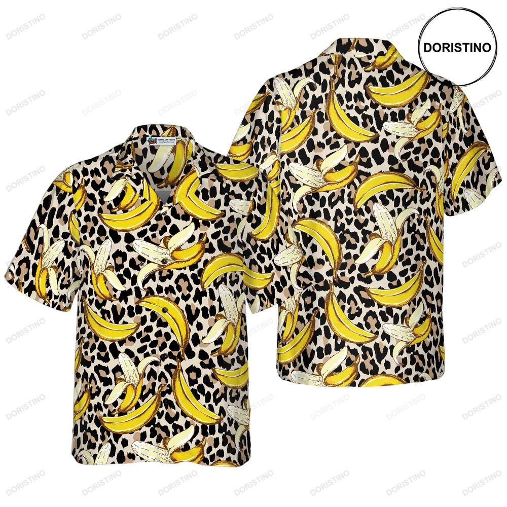 Banana On Leopard Pattern Limited Edition Hawaiian Shirt