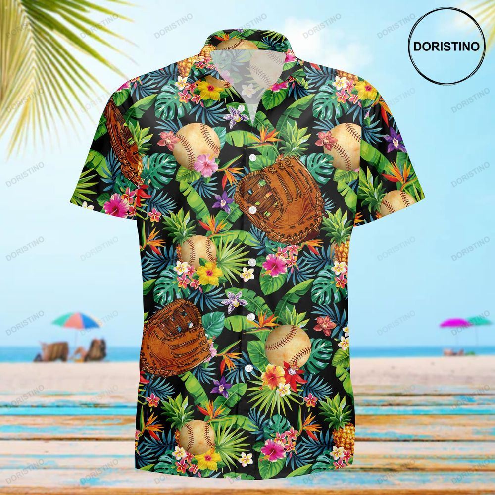 Baseball Flower Art Sport Hawaii Limited Edition Hawaiian Shirt