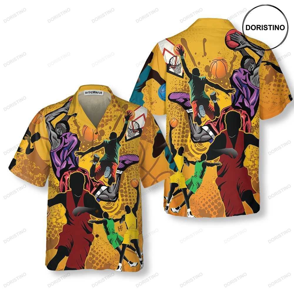 Basketball Players Button Up Basketball For Men Women Cool Basketball Gift Limited Edition Hawaiian Shirt