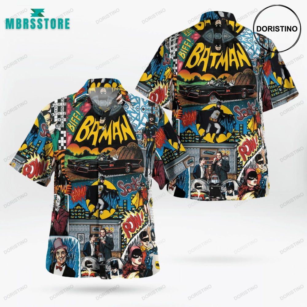 Batm Superheroes Characters Lovers Button Downs Vintage Summer Beach Limited Edition Hawaiian Shirt