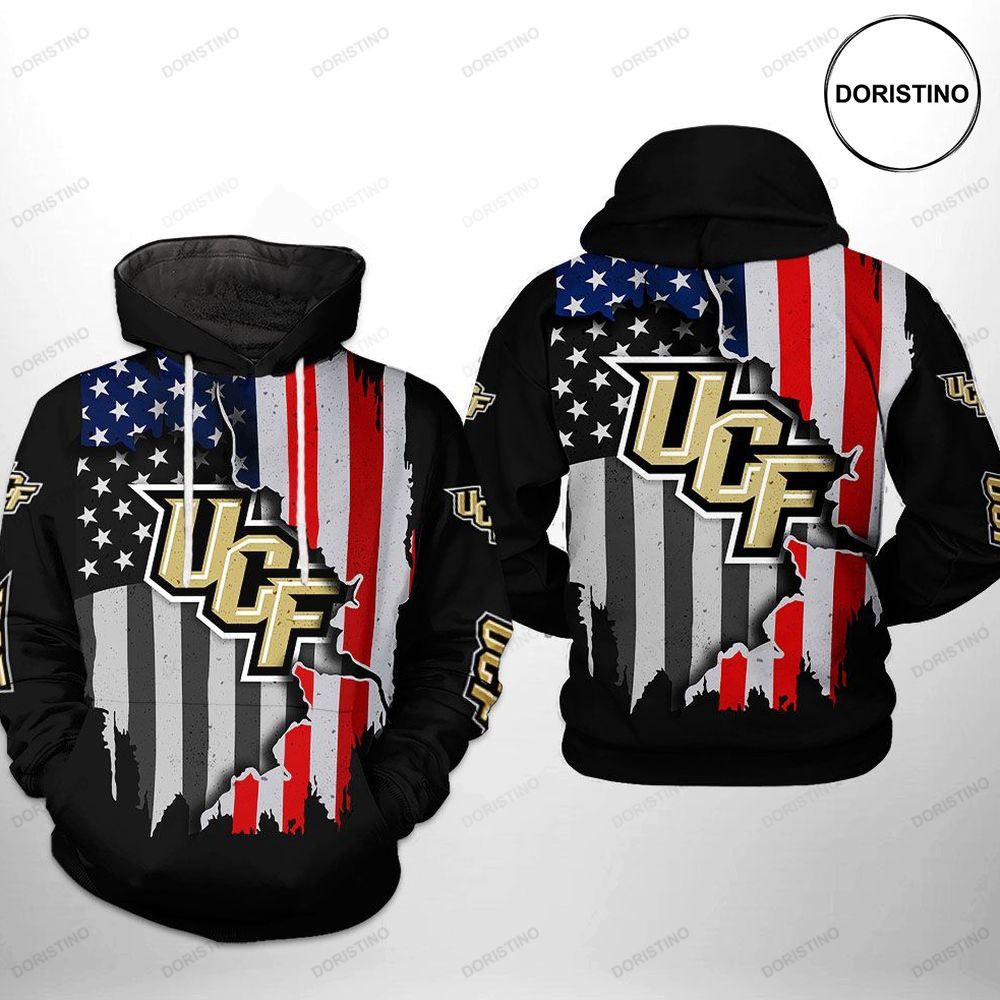 Ucf Knights Ncaa Us Flag Limited Edition 3d Hoodie