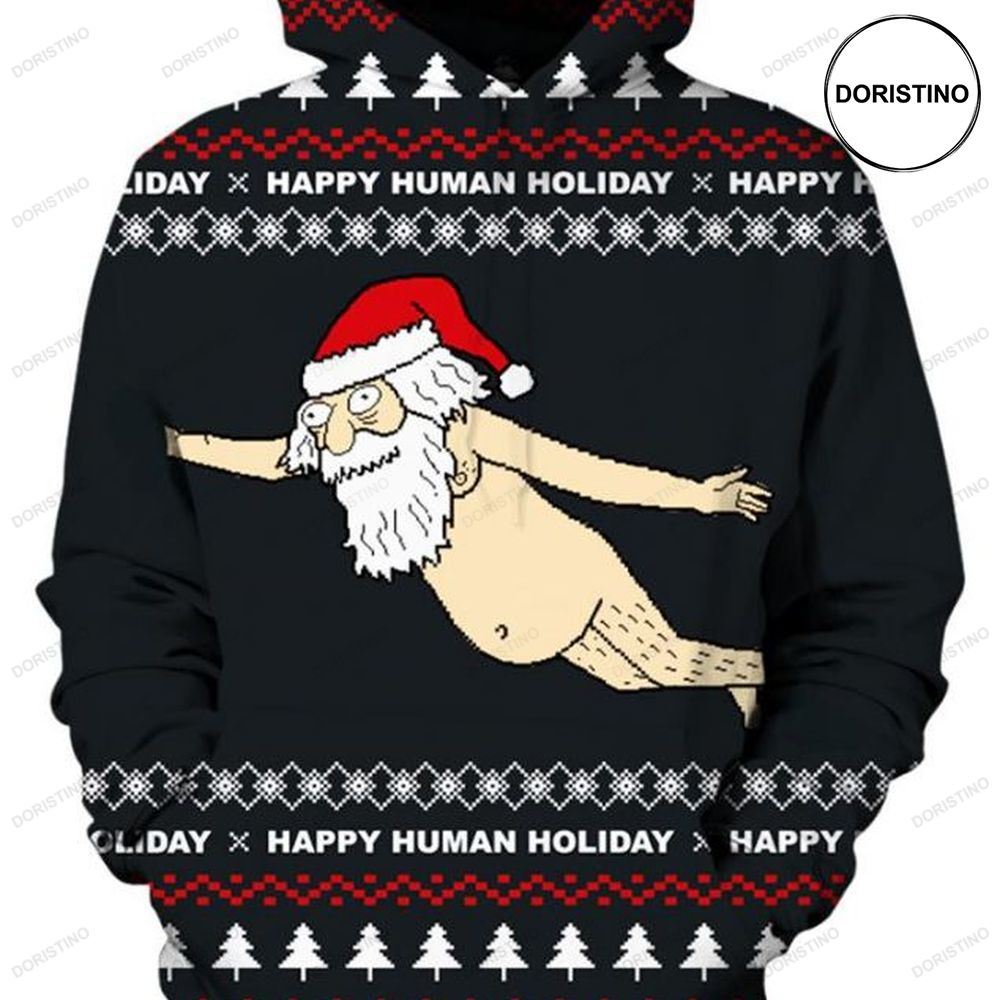 Ugly Nude Santa And Ped Limited Edition 3d Hoodie