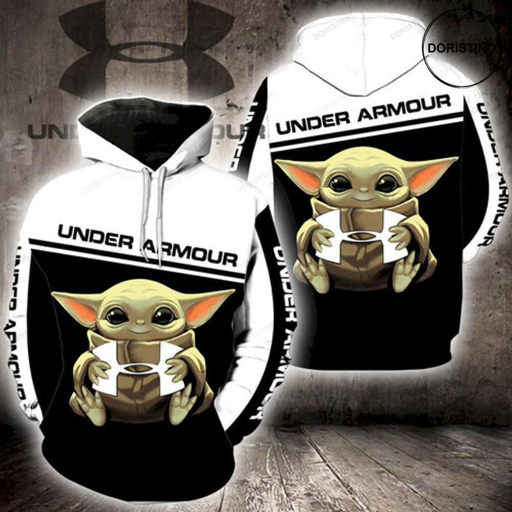 Under Armour Baby Yoda Star Wars V2 Awesome 3D Hoodie