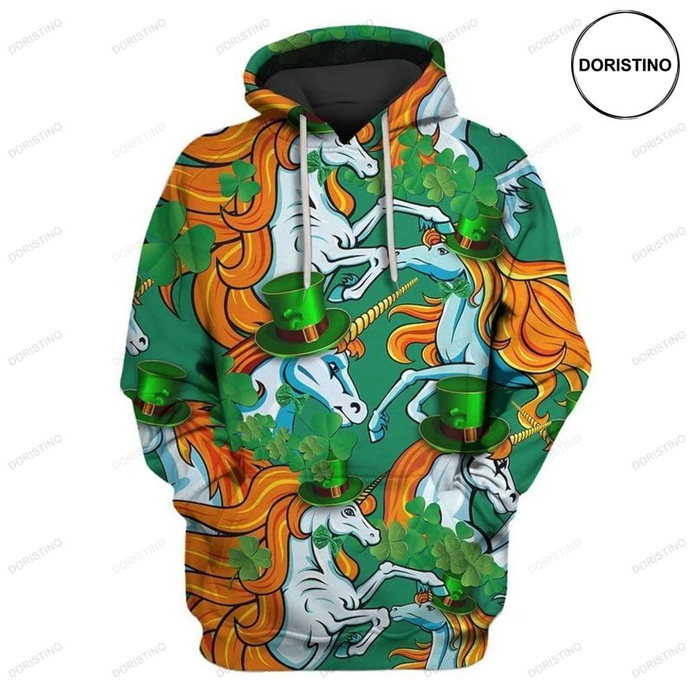 Unicorn On St Patricks Day Limited Edition 3d Hoodie