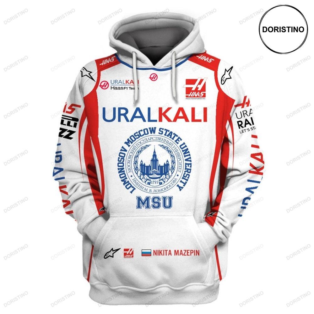 Uralkali Gift Msu Racing Logo Brand F1 Style Awesome 3D Hoodie