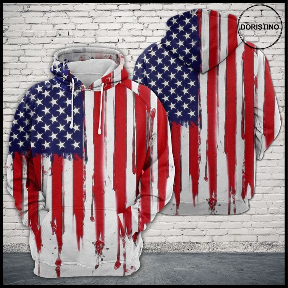 Usa Flag Limited Edition 3d Hoodie