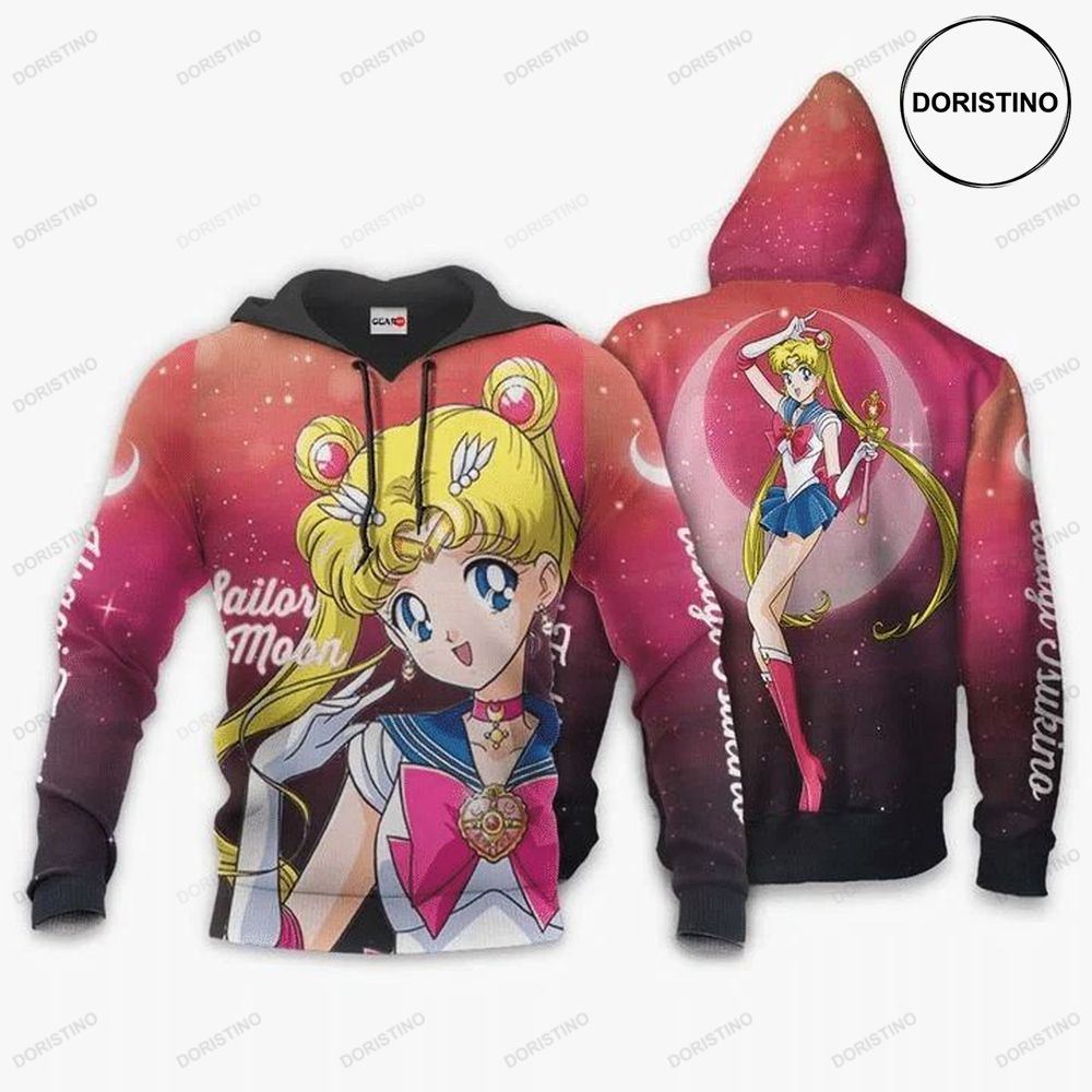 Usagi Tsukino Anime Manga Sailor Moon All Over Print Hoodie