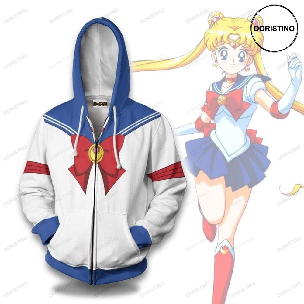 Usagi Tsukino Sailor Moon Amine Casual Ed Awesome 3D Hoodie