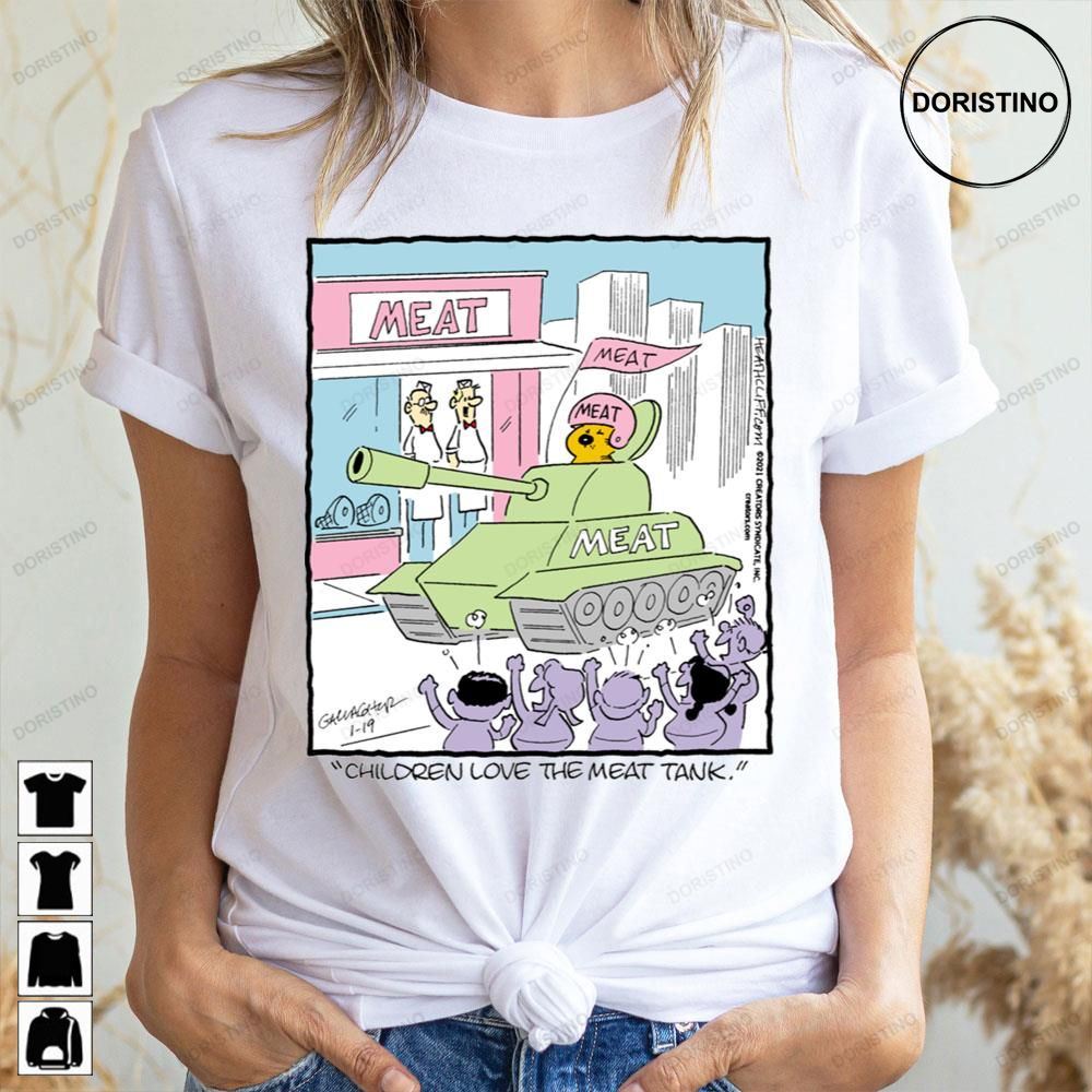 Children Love The Meat Tank Heathcliff Comic Strip Awesome Shirts