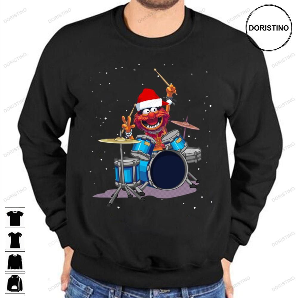 Christmas Muppet Animal Drummer Limited Edition T-shirts
