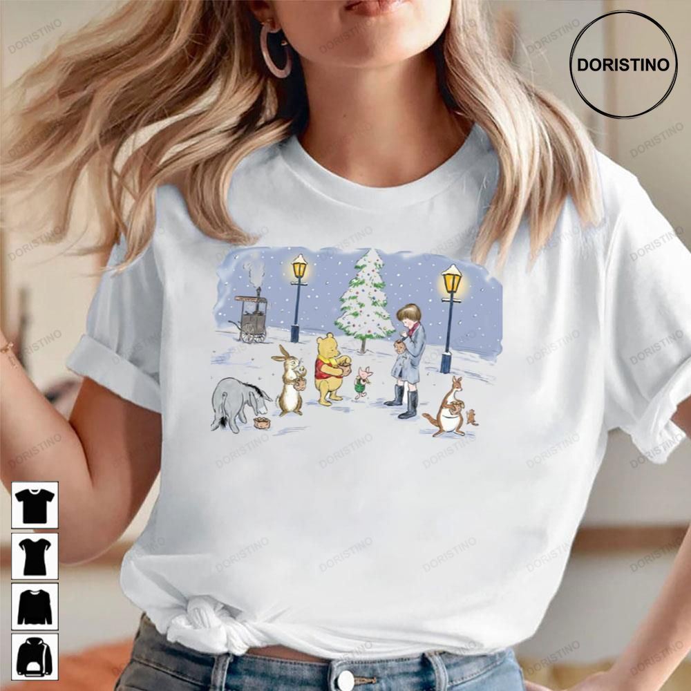 Christmas Night Winnie The Pooh Limited Edition T-shirts