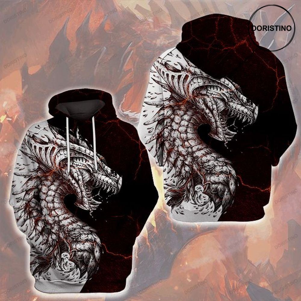 Dragon Fire Awesome 3D Hoodie