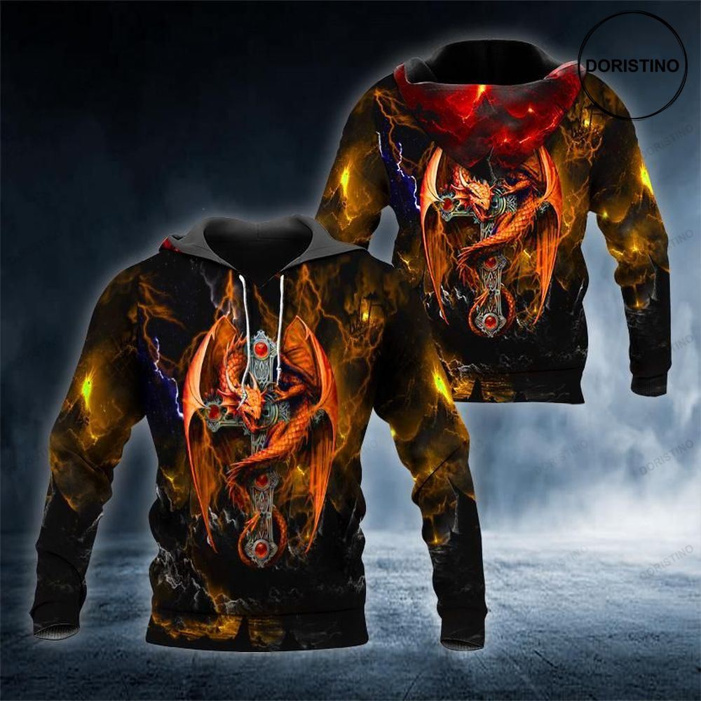 Dragon Skull Awesome 3D Hoodie