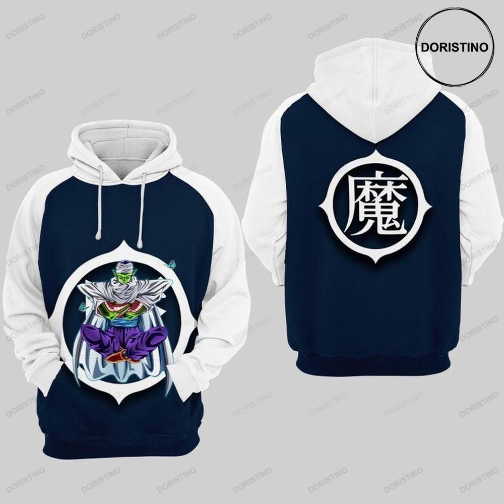 Dragons Ball Piccolo Blue White Awesome 3D Hoodie