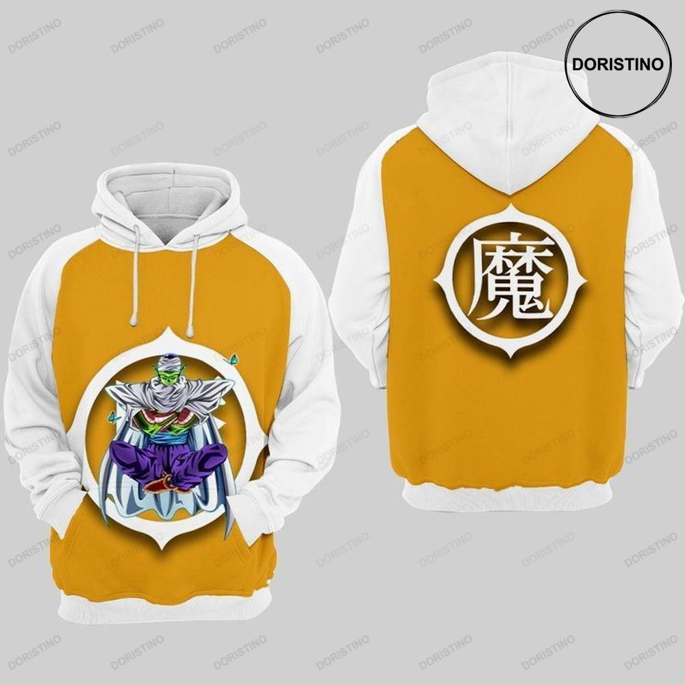 Dragons Ball Piccolo Yellow White Limited Edition 3d Hoodie