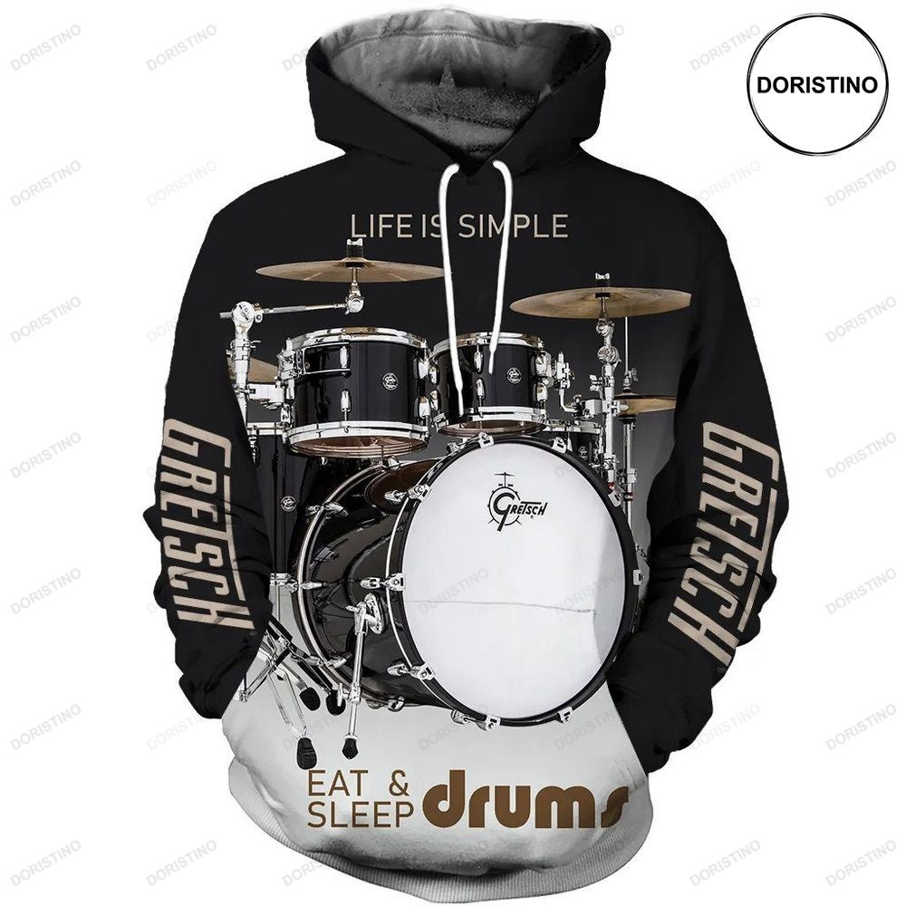 Drums Blue Ed Limited Edition 3d Hoodie